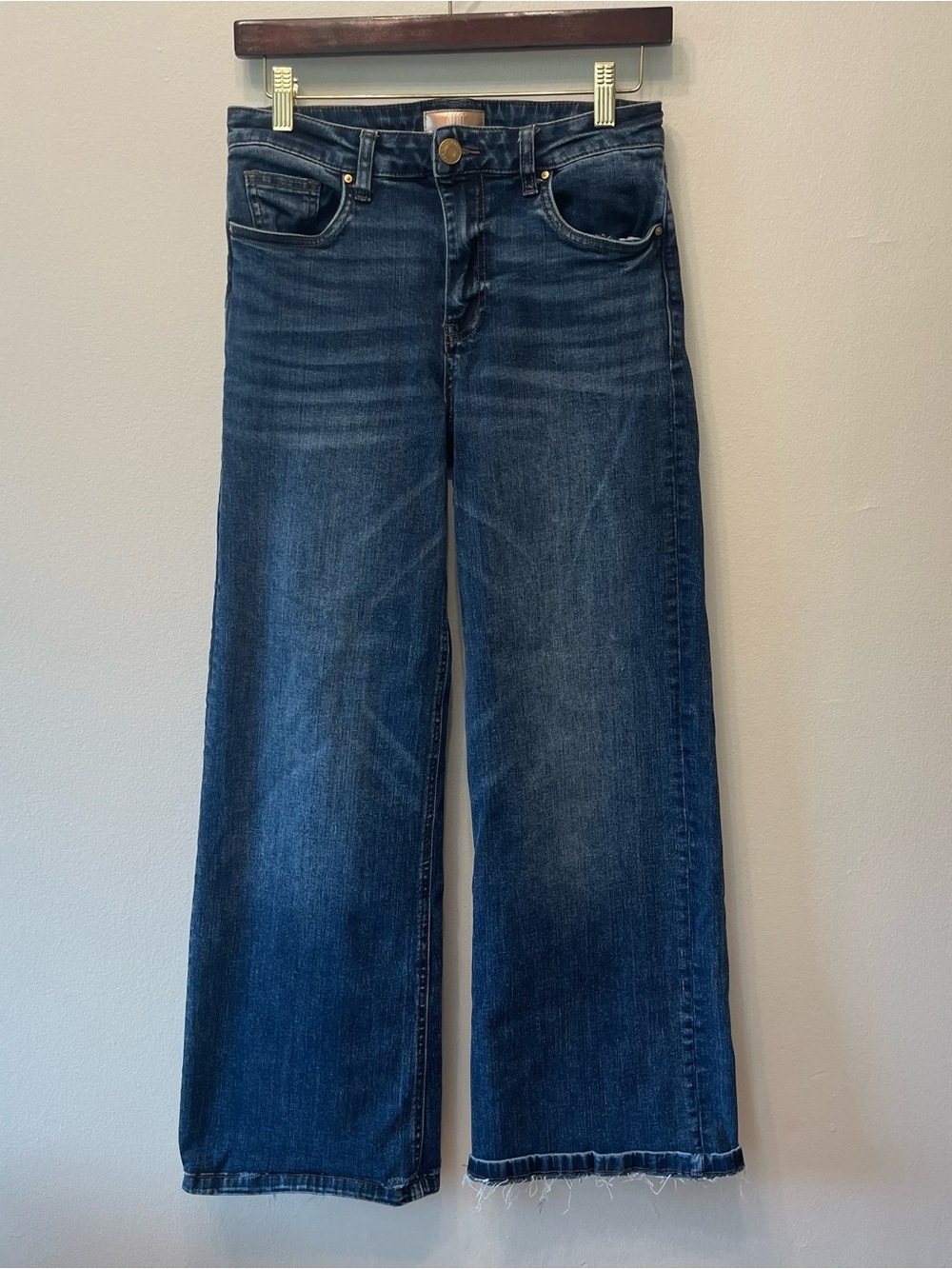 Kut From the Kloth High Rise Wide Leg Dark Wash Jean 2